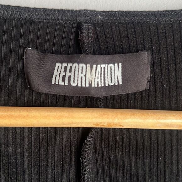 Reformation Annabella Ribbed Mini Dress - Picture 6 of 9